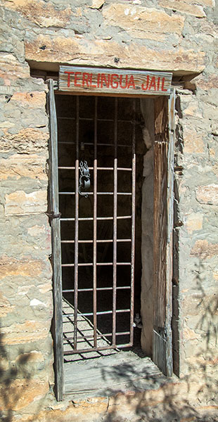 Door of Terlingua Jail.